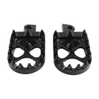 CNC Wide Fat Foot Pegs for Harley Dyna Sportster Fatboy (Fits 2000–2023)