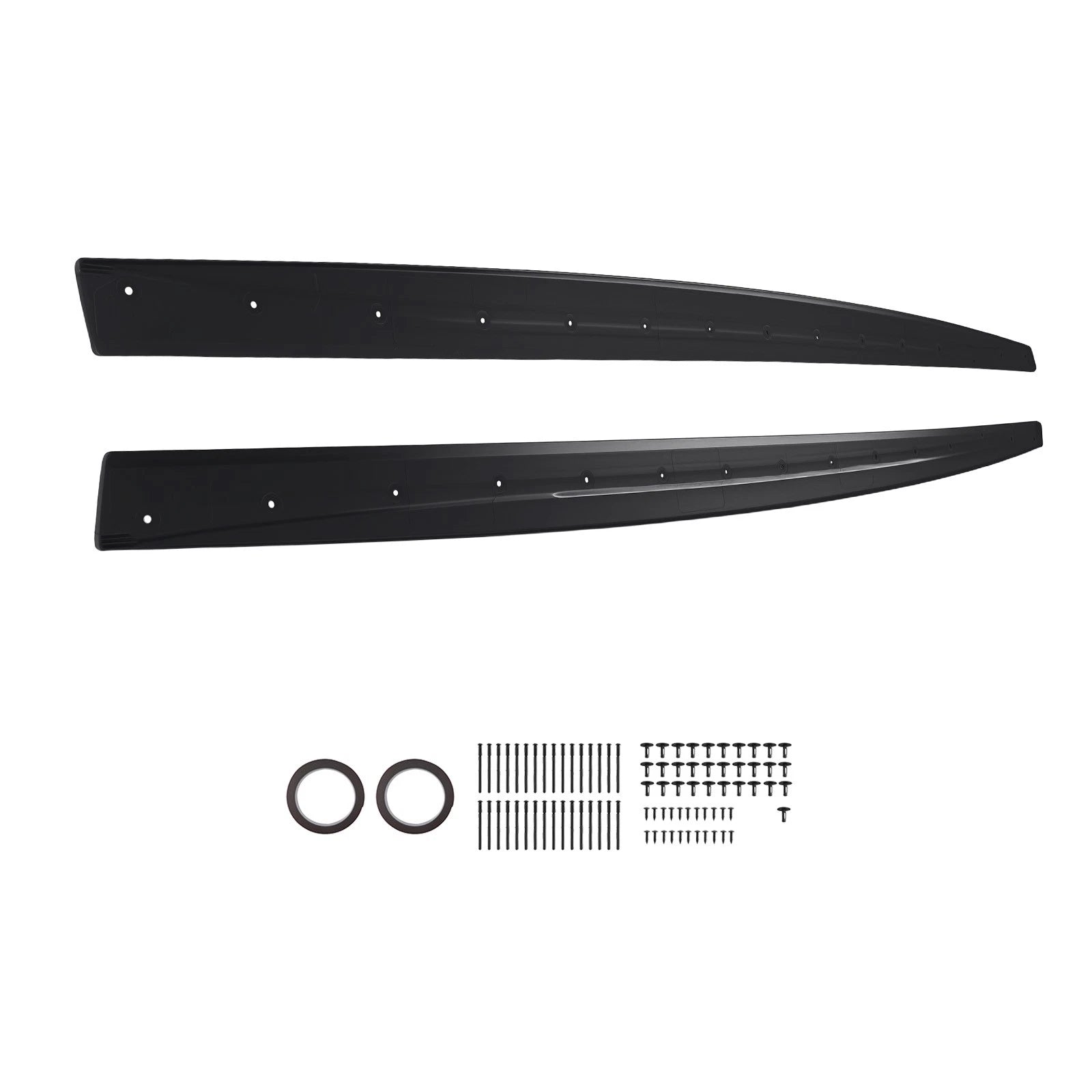 Set of 2 Extension Side Skirt Panels for BMW F32 F33 F36 4 Series (2014–2020) Matte Black