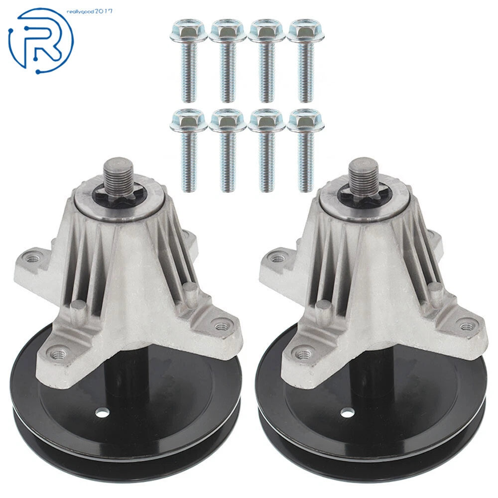 2 Pack Lawn Mower Deck Spindle for Troy-Bilt 918-06991 285-216 618-06991