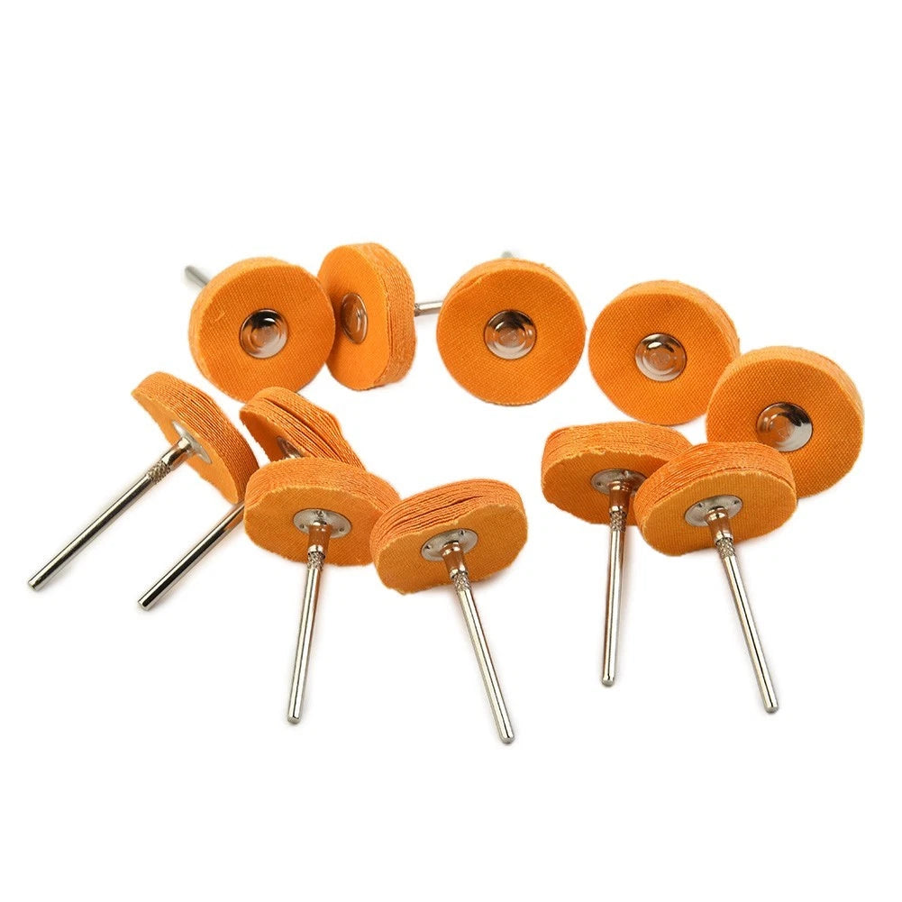 10pcs Polishing Cotton Cloth Wheel Brush Set for Rotary Buffing Tool