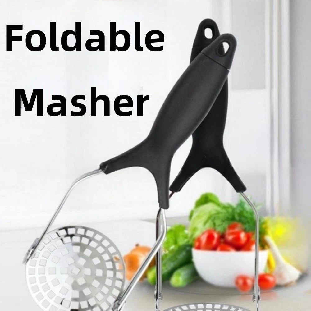 Stainless Steel Potato Masher with Comfortable Grip Handle (30.5 x 9.5cm)