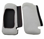 Sunvisors Cover for Ford Mustang (1987–1993) Red Stitch PVC Leather