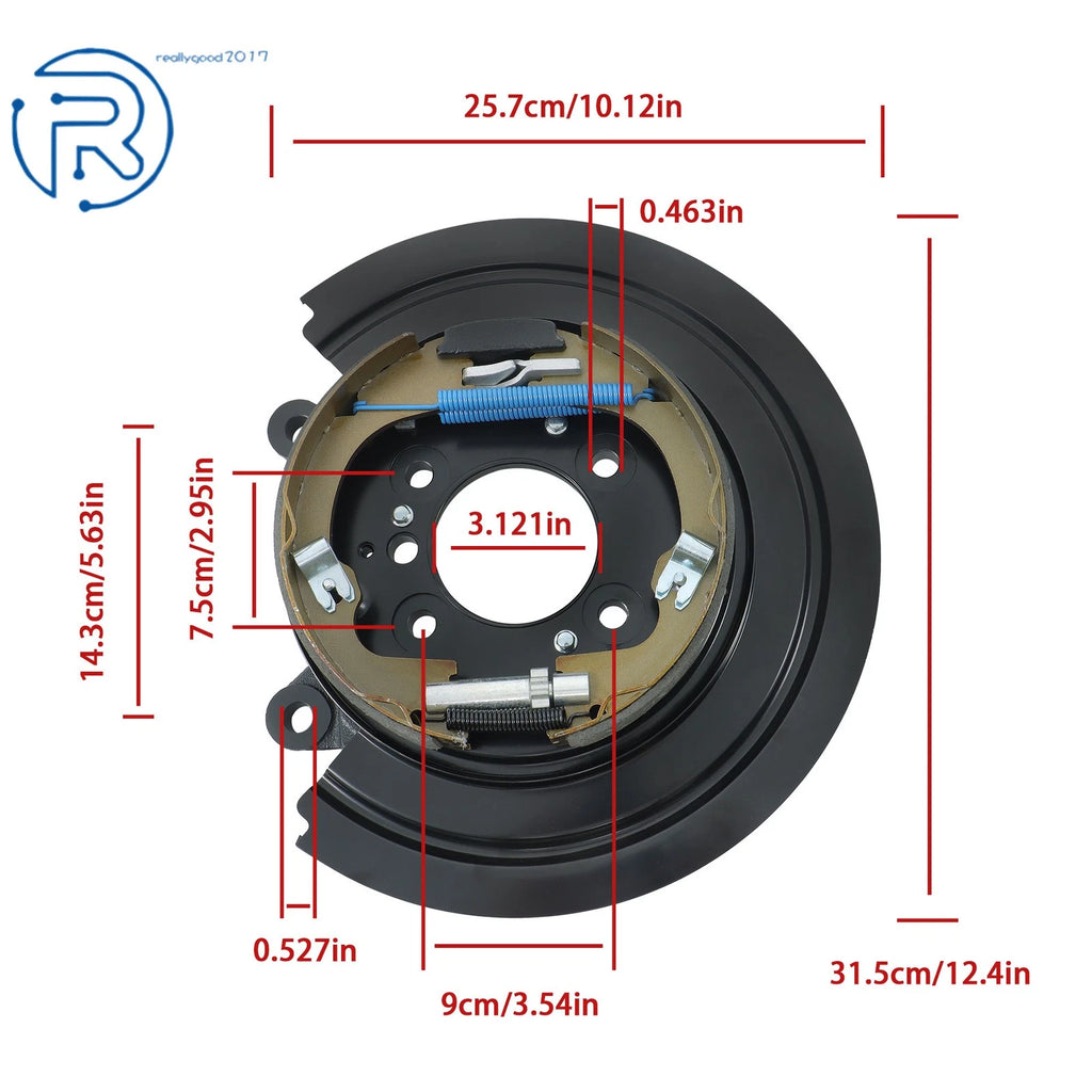 Black Brake Backing Plate for Ram 1500 (2012-2022)