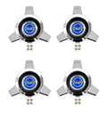 Wire Hub Cap Center Spinner Blue Replacement for 1965–1966 Ford Mustang