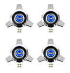 Wire Hub Cap Center Spinner Blue Replacement for 1965–1966 Ford Mustang