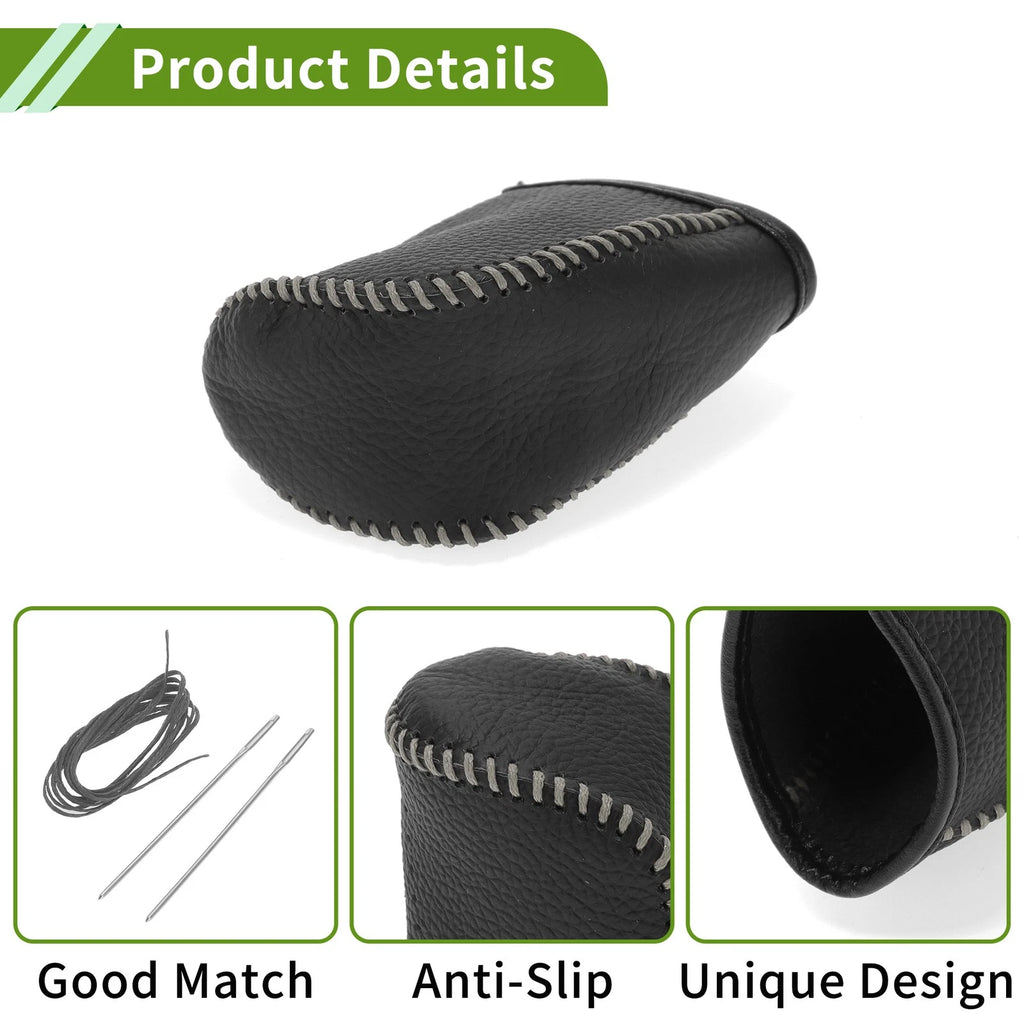 Gear Shift Knob Cover for Dodge Journey (2011–2020) Pebbled Black Grey