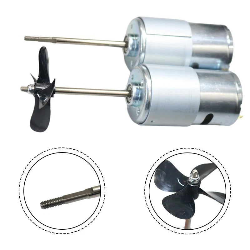 12V High Torque Long Shaft Motor 8500 RPM for Boating