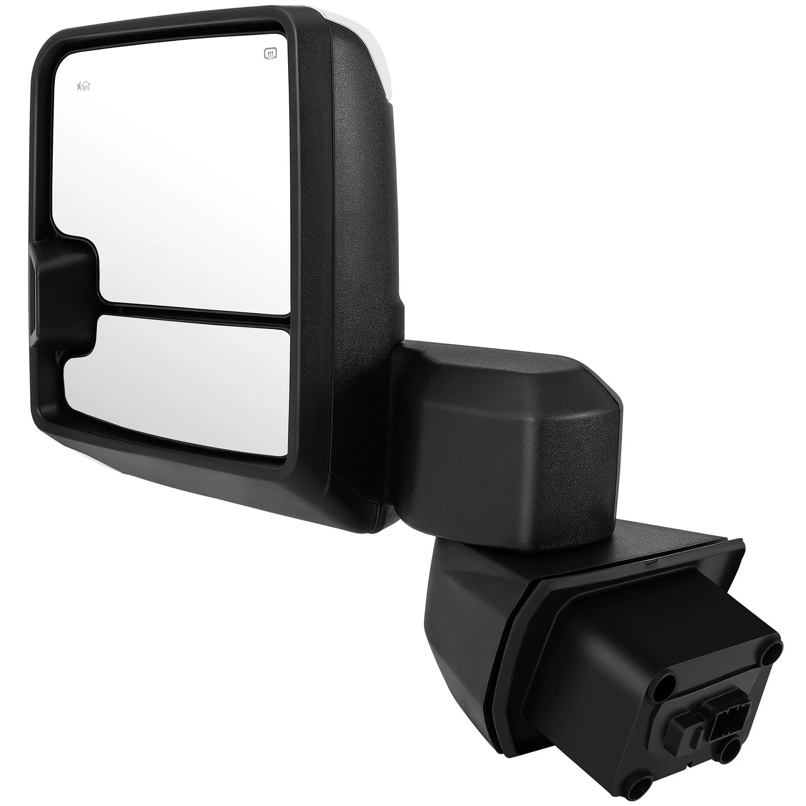 Set of 2 Chrome Power Mirrors for Chevy Silverado/GMC Sierra 2500 3500 (2019–2022)