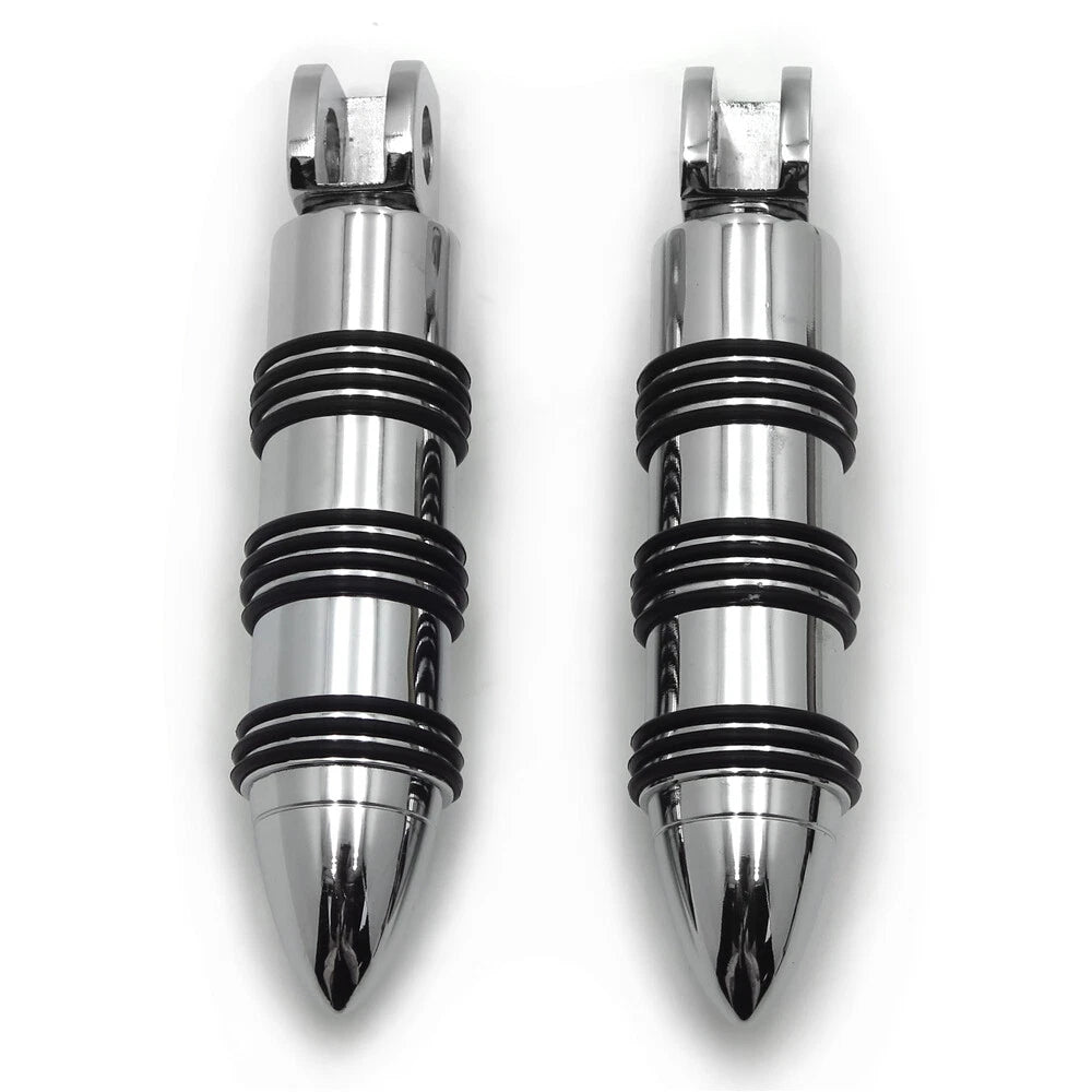 Chrome Front FootPeg for Kawasaki Vulcan 1500 1600 800 Ninja 250 ZX6R ZX10R (1996–2020)