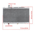 3 Row Aluminum Radiator for Honda CR-V EX EX-L LX Sport (2007–2009) HO3010214