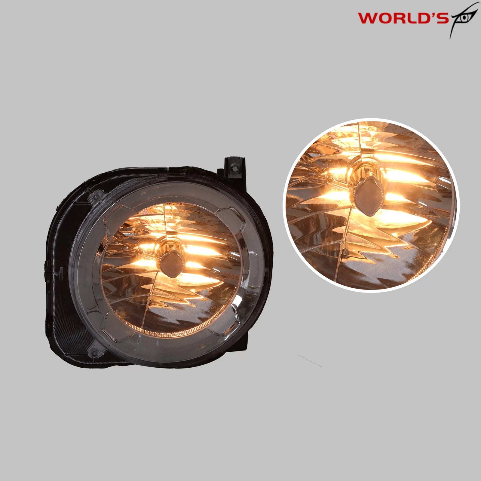 Set of 2 Projector Headlights for Jeep Renegade (2015–2018) Halogen