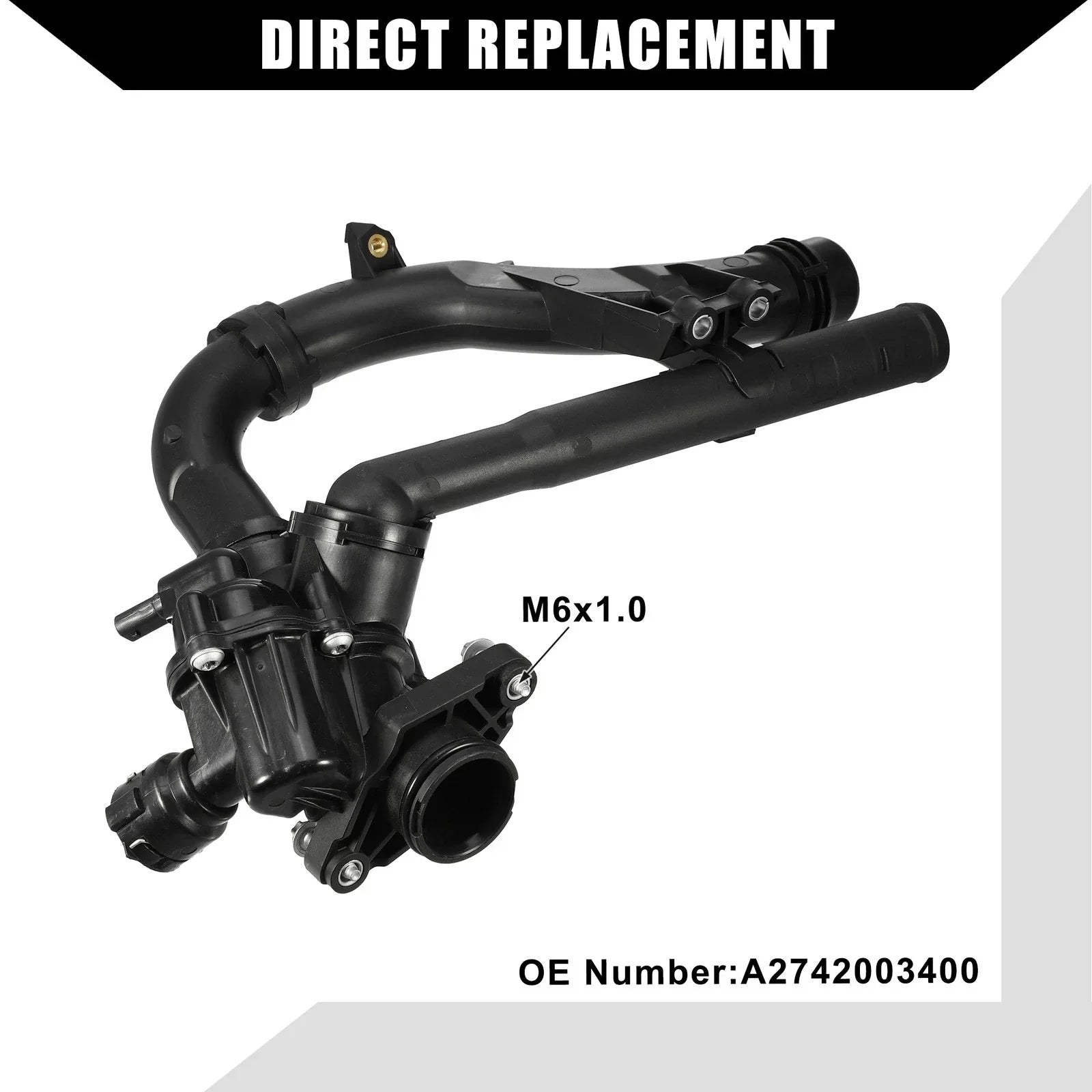 Engine Coolant Thermostat Housing for Mercedes-Benz E300 (2008-2021)