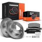 Rear Disc Brake Rotors & Ceramic Pads for Jeep Compass (2007–2017)