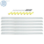Set of 30 Durable 8' E Track Tie Down Rails for ATV Truck
