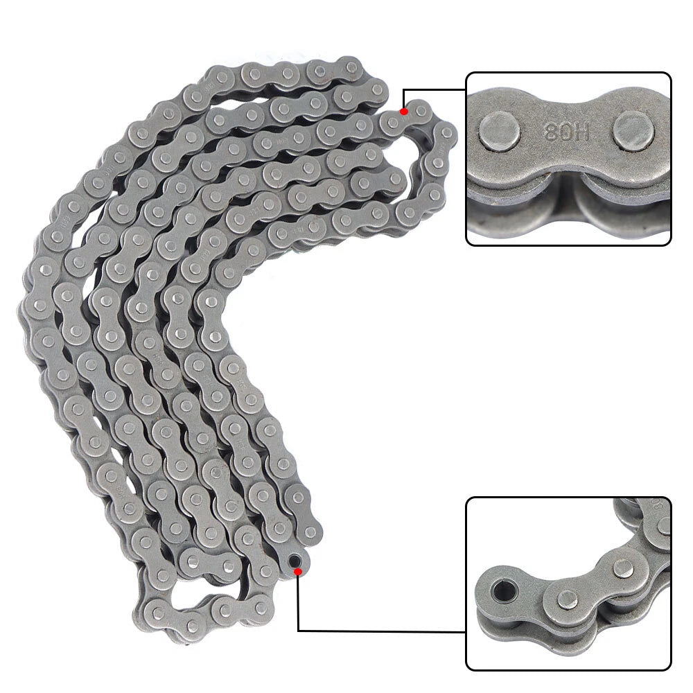 10 Feet Heavy Duty Roller Chain with 1 Connector