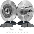 Disc Brake Rotor and Pad Kit for Ford F-150 (1997–1999) Front 12.13 in.