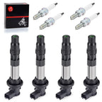 4x Ignition Coils Iridium Spark Plugs for Suzuki GSX-R750 K8/K9/L0 (2008–2013)