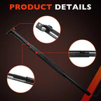 Antislip Safe-T-Rail Safety Handrail for Triple & Quad RV Steps