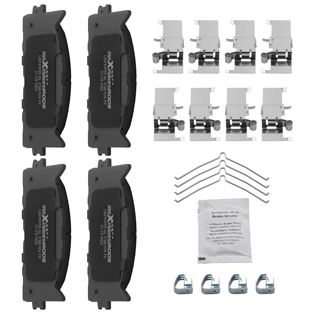 Set of 4 Front Brake Pads for Lexus ES300h ES350 Toyota Avalon Camry P1293 D1293