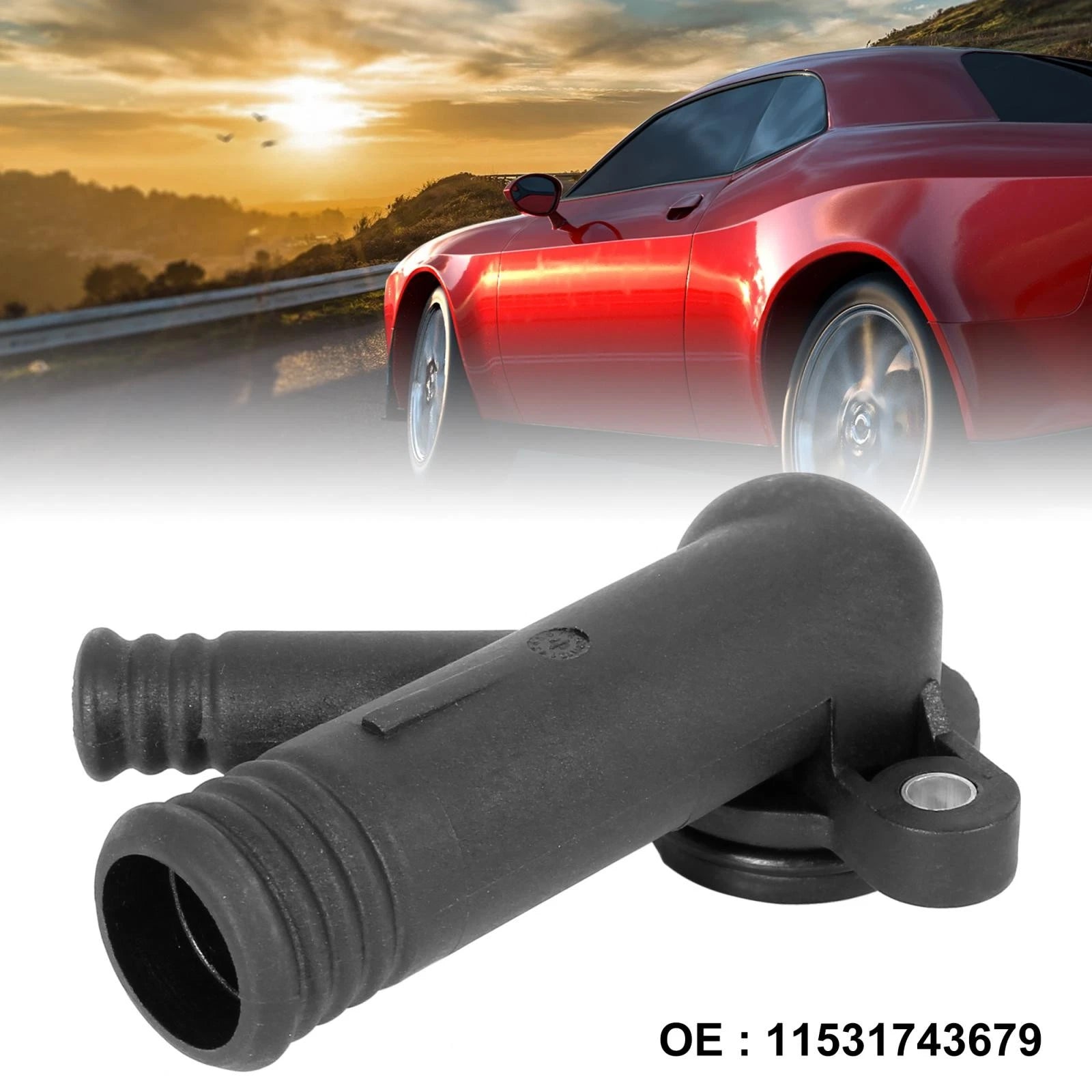 Radiator Coolant Water Hose for BMW (2000–2006) 11531743679 11531739208
