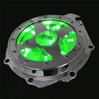 Engine Stator Cover Clear Green LED for Honda CBR1000RR (2004–2007) & CB1000RA (2008–2024)
