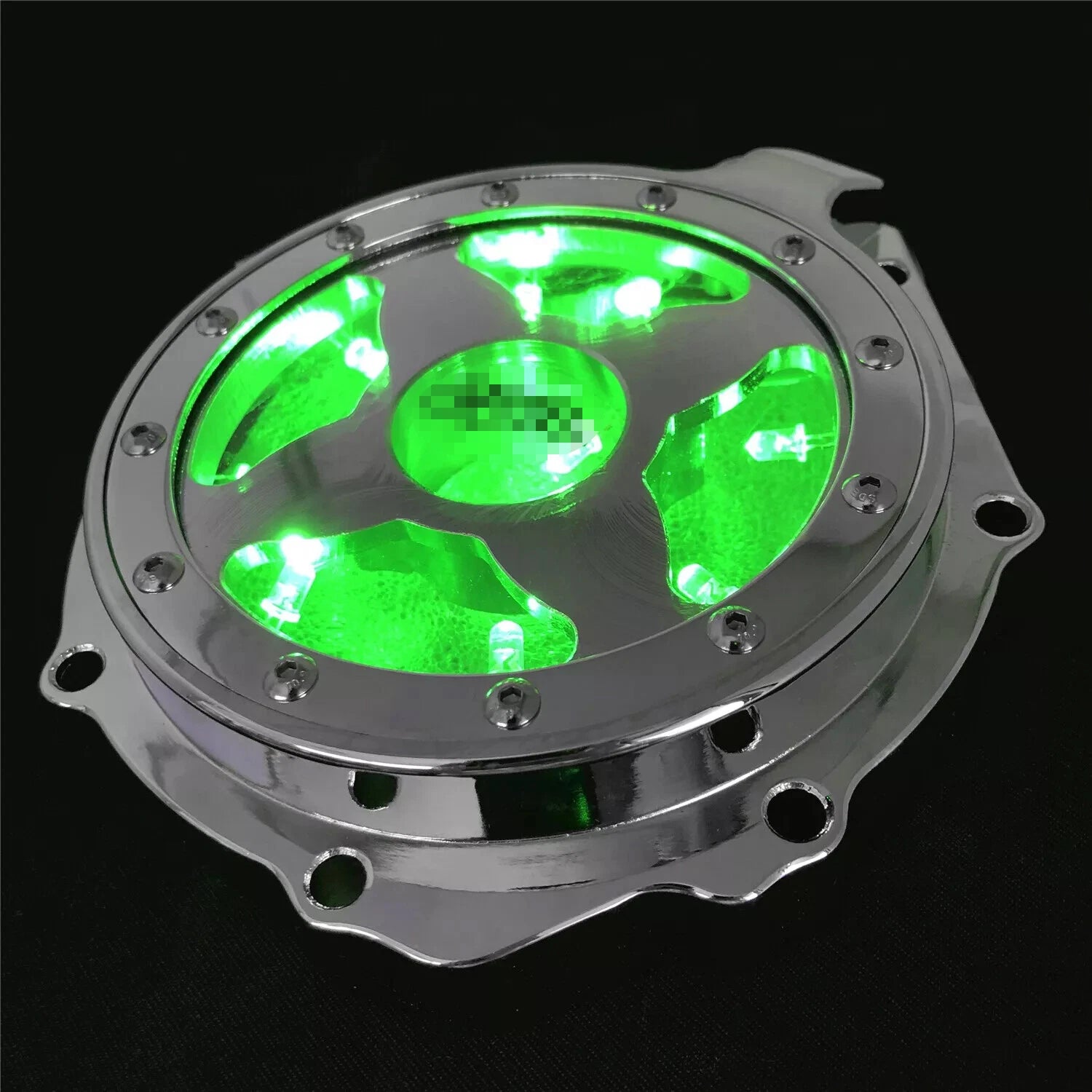 Engine Stator Cover Clear Green LED for Honda CBR1000RR (2004–2007) & CB1000RA (2008–2024)