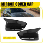 2X Carbon Fiber Mirror Covers for BMW 4 Series G22 G23 (2021–2025)