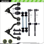 12Pcs Control Arm Ball Joint Tie Rod Sway Bar for Cadillac Escalade (1999–2000)