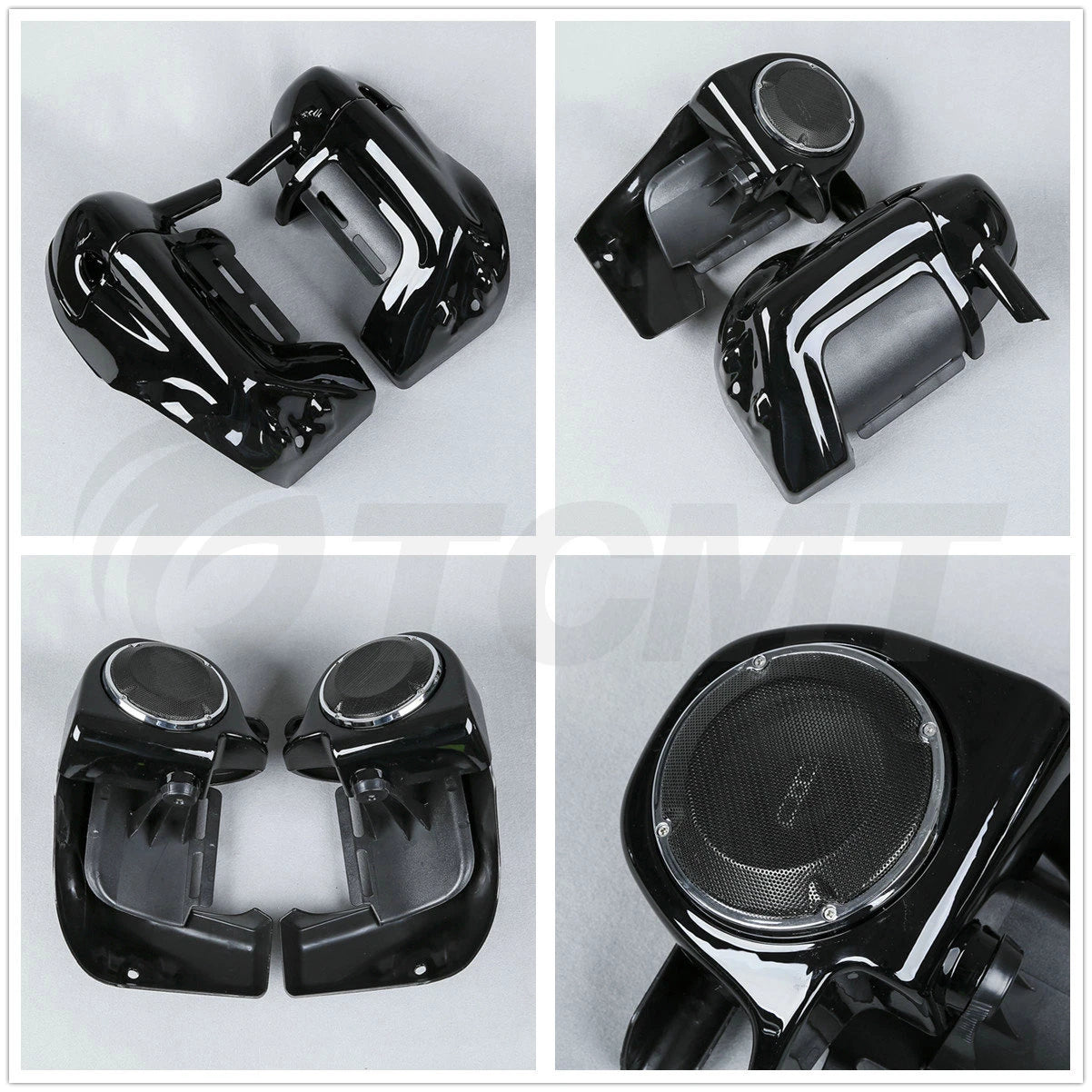 Lower Vented Leg Speakers & Engine Bar for Harley Touring Road Glide (2009–2013)