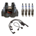 2X Ignition Coil Wires & 4X Denso Platinum Spark Plugs for Ranger 2.3