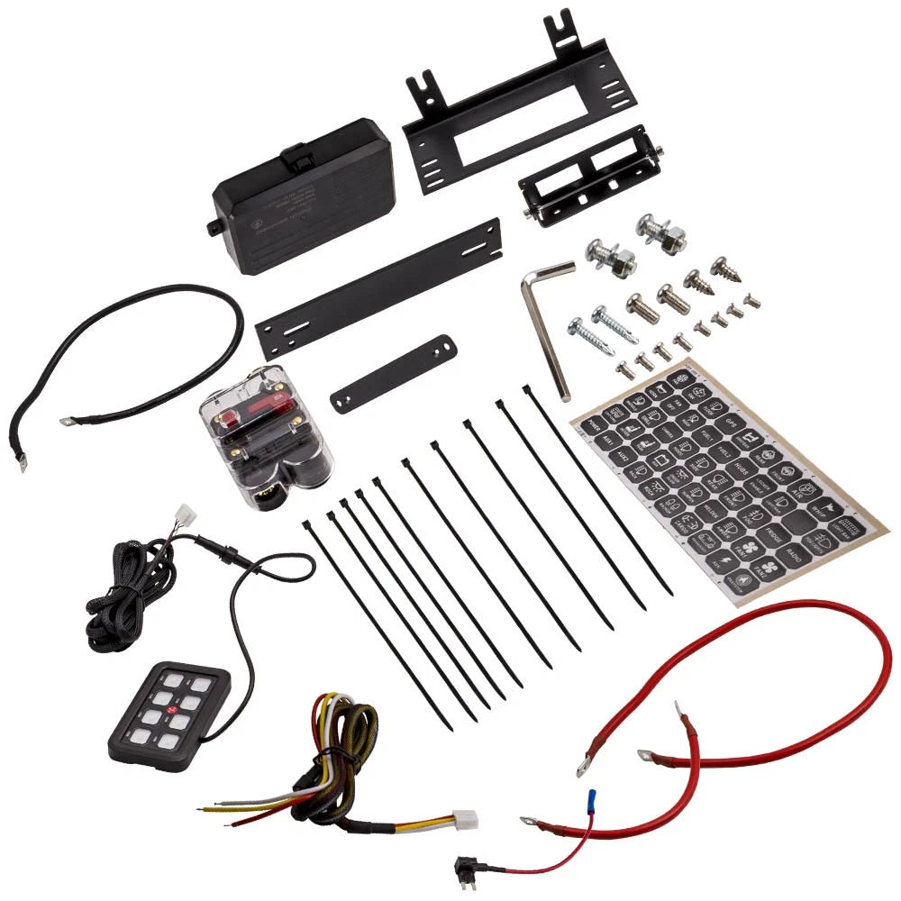 8 Gang Rocker Switch Panel for Off-Road UTV ATV Boat (LED)