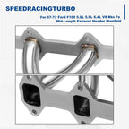 Exhaust Header Manifold Pair for Ford F100 (1957–1972) 5.8L 5.9L 6.4L V8