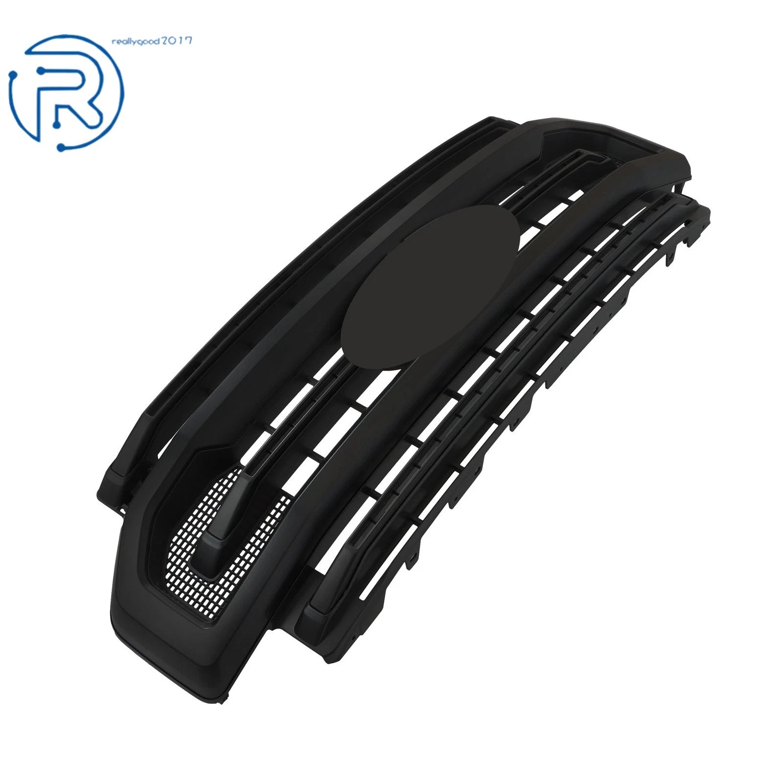 Grille Cover for Ford F250 (2020-2022) Black Matte Plastic