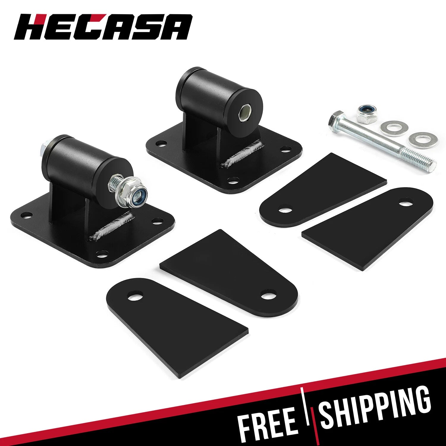 LS Engine Motor Mounts Conversion for Universal LS1 LS2 LS3 LS6 LS7 (2000–2023)