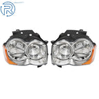 Set of 2 Halogen Headlights for Jeep Grand Cherokee (2008-2010)