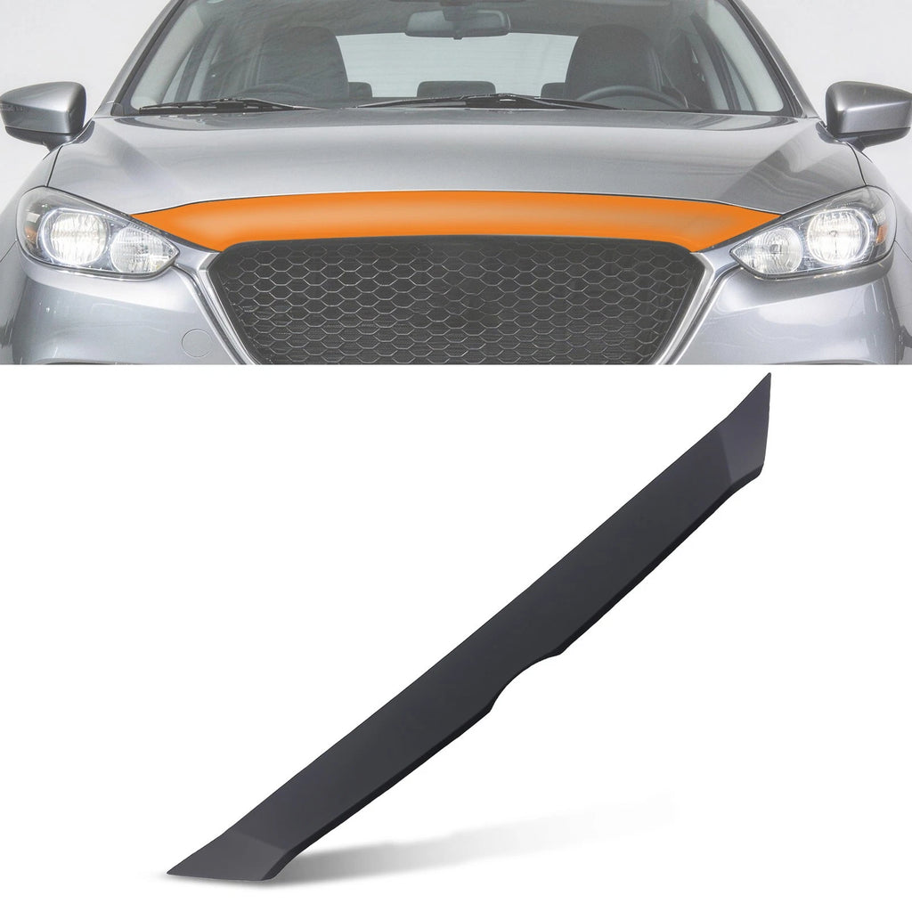 Front Bumper Grille Cover for Mazda 3/3 Sport (2014–2016) BJS75003351 Black