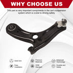 Lower Control Arm Front Left for Audi A1, VW Polo (2013-2017)