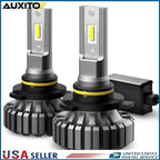 2X 9012 LED Headlight Bulbs for HIR2 AUXITO (High Low Beam)