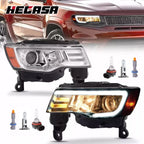 LED Tube Projector Headlights for Jeep Grand Cherokee (2017–2022)