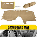 Dashmat Dashboard Cover for Chevrolet Tahoe (2000–2006) Beige Non-slip Pad