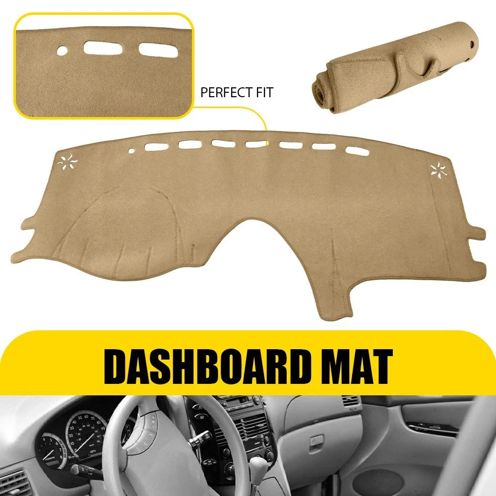 Dashmat Dashboard Cover for Chevrolet Tahoe (2000–2006) Beige Non-slip Pad
