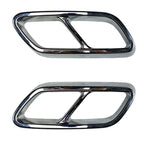 Chrome Exhaust Tip Trim Cover for Mercedes-Benz C-Class W206 (2022–2025)