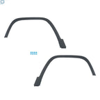 Fender Wheel Flares for Jeep Cherokee (2014–2017) Front Left & Right