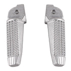 Set of 2 Front Foot Pegs for BMW K1200R (2004–2008) - Silver