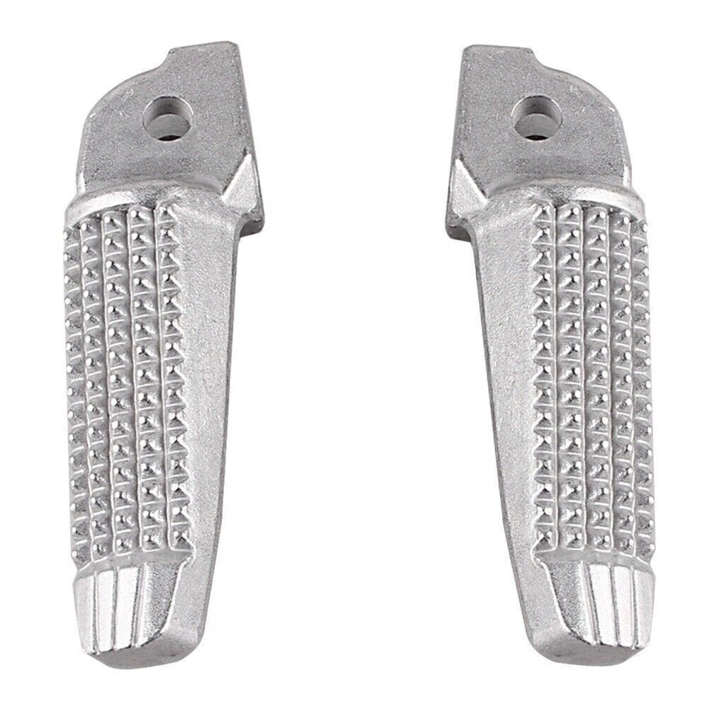 Set of 2 Front Foot Pegs for BMW K1200R (2004–2008) - Silver