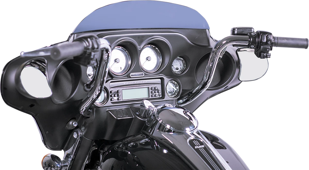 1-1/4" EZ Install Round Top Handlebar for Harley (Chrome, 903012)