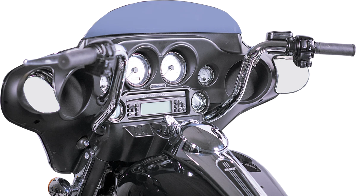 1-1/4" EZ Install Round Top Handlebar for Harley (Chrome, 903012)