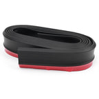 2.5M Lower Lip Protective Strip for Universal Cars (Rubber, Anti-Scratch)