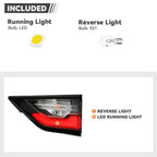 Inner Clear Black Tail Light for Chevy Traverse (2018–2021) Redline Pkg