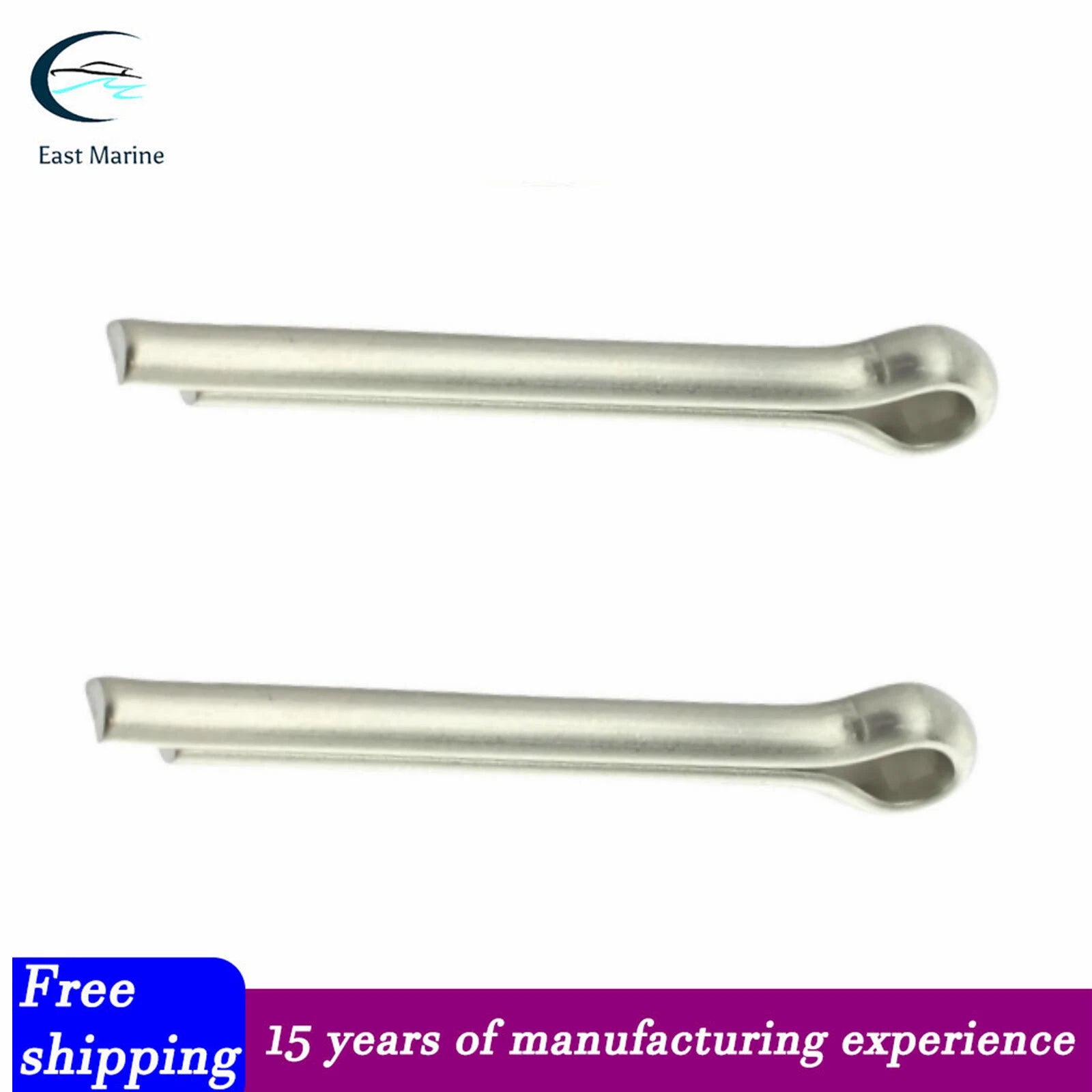 2X Lower Drive Cotter Pin for Yamaha Outboard (91490-40030)